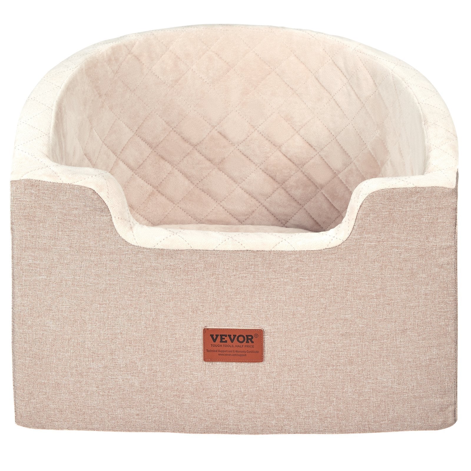 Vibelux™ Premium Dog Booster Car Seat – Luxury Travel Bed for Small & Medium Dogs (Up to 55 lbs)